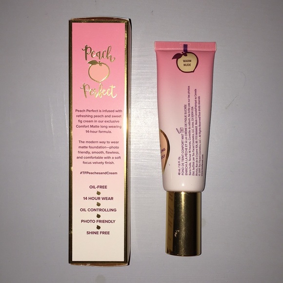 Too Faced Peach Perfect Comfort Matte Foundation - Picture 2 of 3